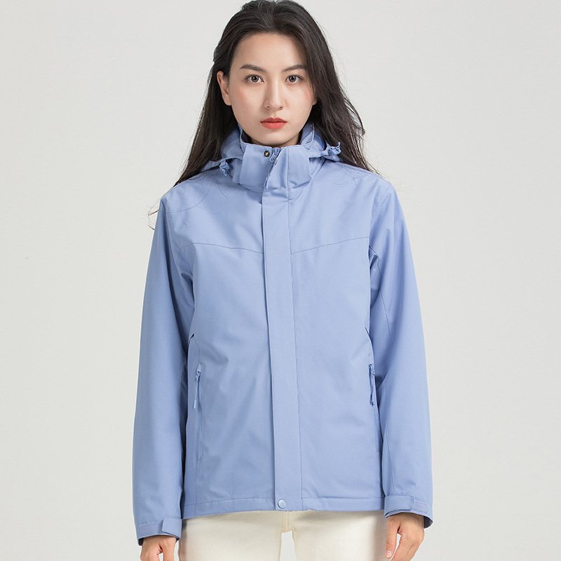 健卡侬 冲锋衣 J191 女丁香紫 L