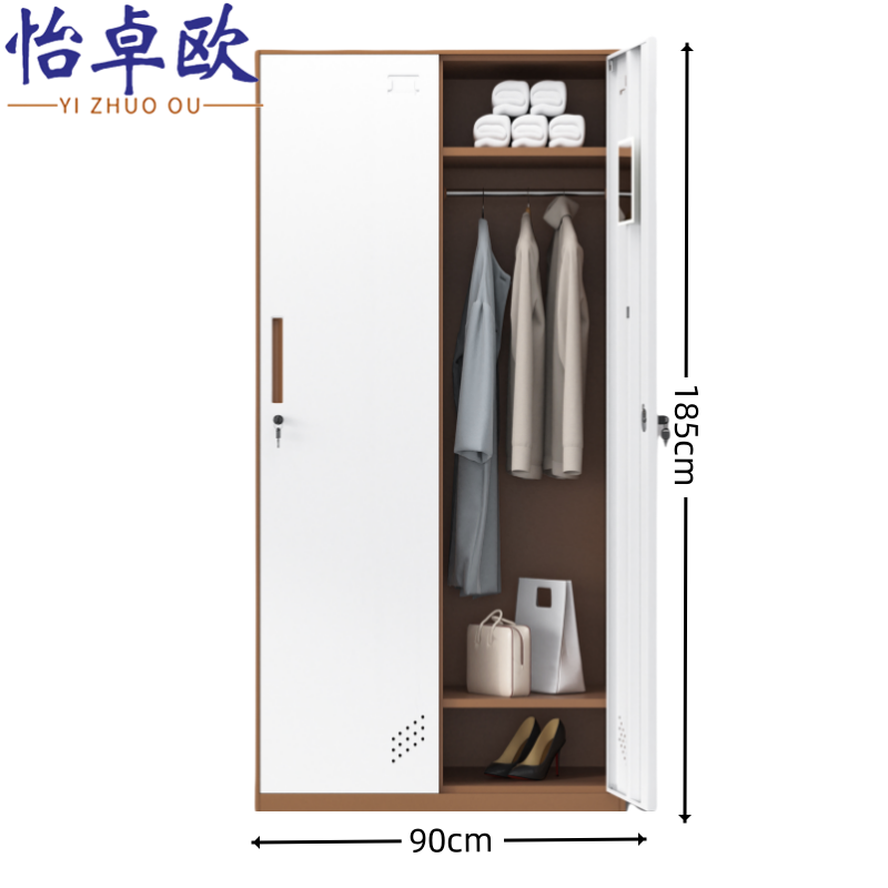 怡卓欧衣柜两门个高清大图
