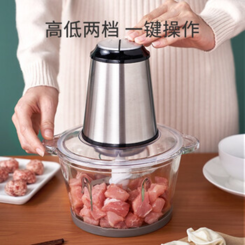 优益(Yoice) 多功能绞肉机 家用电动小型打肉馅搅菜碎菜蒜蓉料理机多功能搅拌神器高清大图