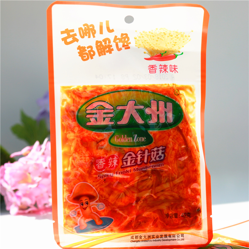 l.金大洲香辣金针菇42g