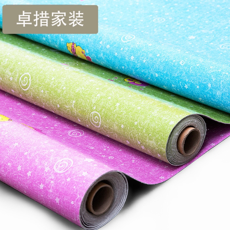 幼儿园塑胶地板革家用PVC地板耐磨卡通儿童地胶塑料地板纸地板贴壹德壹