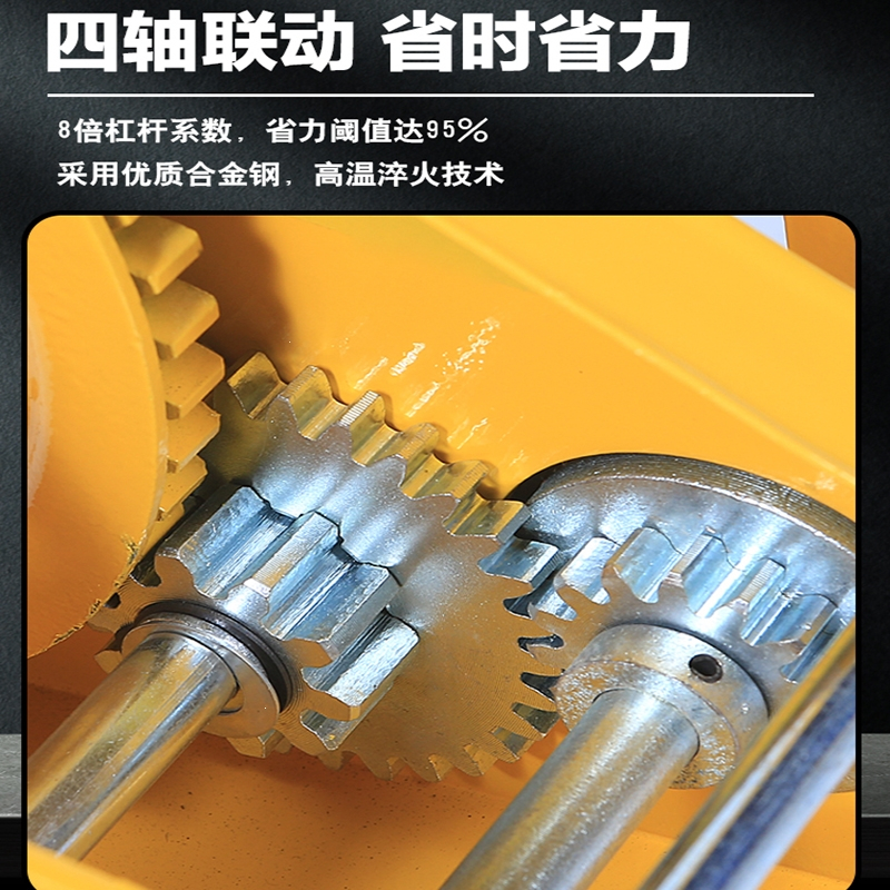 回固手动绞盘双向自锁式手摇卷扬牵引葫芦小型绞车升降吊机家用起重机