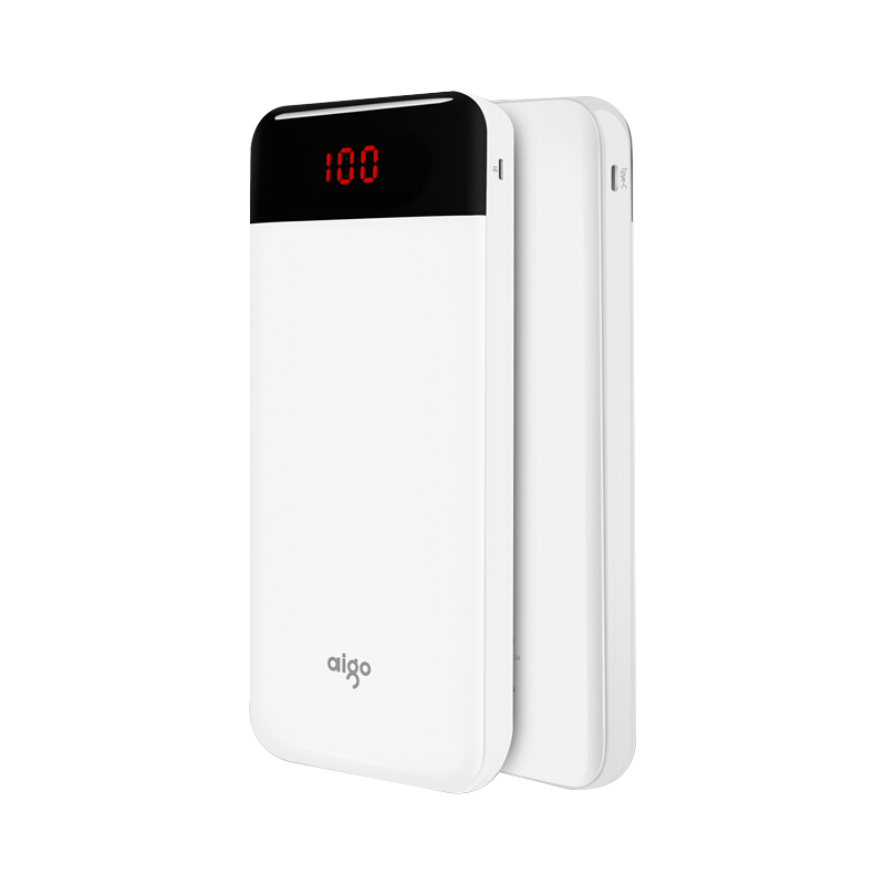 爱国者aigo 30000毫安移动电源 18WPD双向快充USB-C接口充电宝(单位:件)
