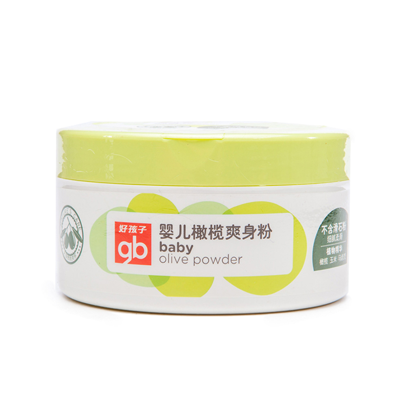 好孩子(gb)婴儿橄榄爽身粉100g送40g V4104