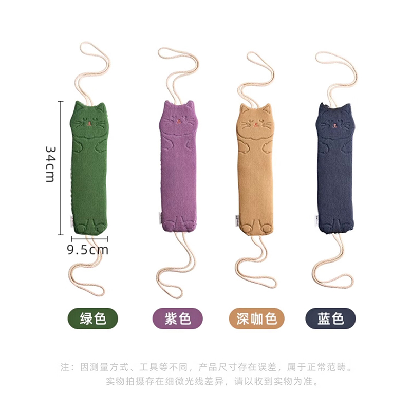 茶花 拉背条搓澡巾搓后背长条家用搓泥专用不伤皮肤懒猫双用搓背条 252007高清大图