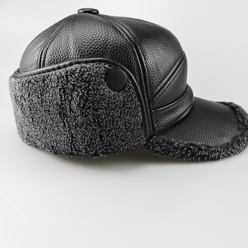 鸽护 雷锋帽 GH22QDK-灰色 顶高清大图