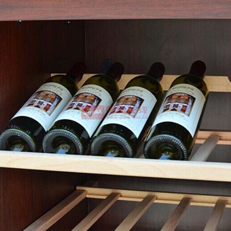 Raching/美晶W230A-MC智能wifi云控恒温红酒柜进口压缩机冰箱酒柜葡萄酒冷藏柜 花梨红高清大图