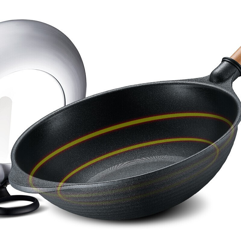 苏泊尔suporpc30d4不粘锅炒菜锅无油烟燃气电磁炉两用不粘大勺大马勺