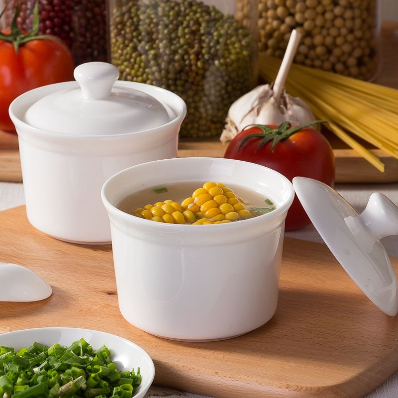 苏宁放心购纯白骨瓷蒸蛋鱼翅炖汤盅带盖小炖盅罐内胆陶瓷燕窝盅碗沙县