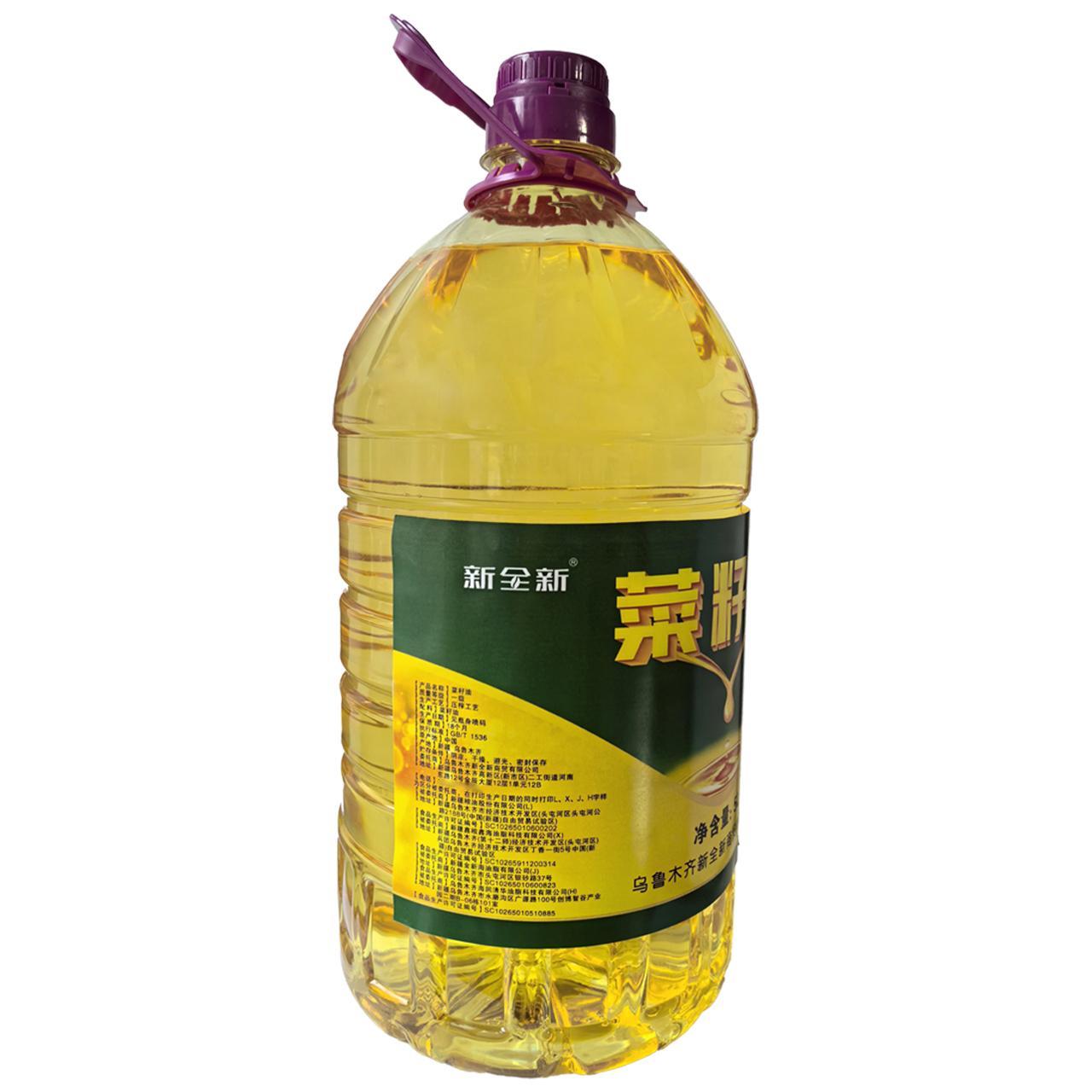 新全新菜籽油5升/桶高清大图