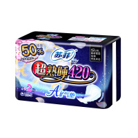 苏菲(SOFY)超熟睡卫生巾420mm Air气垫夜用棉柔亲肤表层透气4+2片极上有香女生节版 50%加量