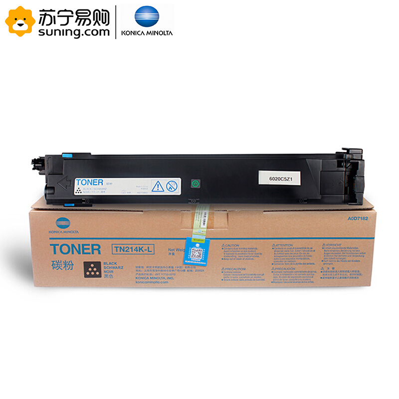 柯尼卡美能达(KONICA MINOLTA) 碳粉 TN214K-L 黑粉 适用C200/C210/C7720 单只装