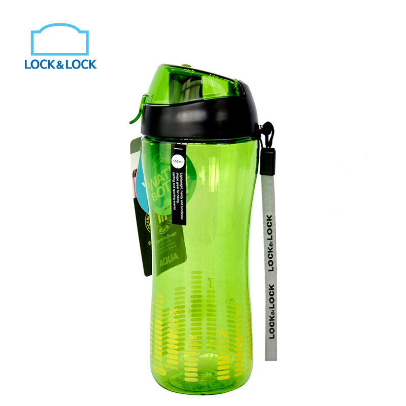 乐扣乐扣（lock&lock）塑料水杯 杯子 随手杯 HLC628（550ml）不保温