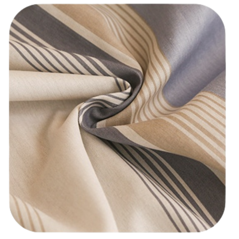 铭思沃多件套1.2*2.0m床 蓝条纹 套高清大图