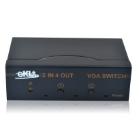 eKL vga切换器 二进四出带遥控