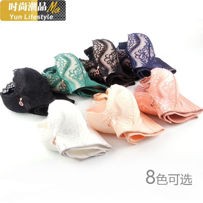 YUNWUXIN大码薄款文胸内衣胖mm加肥加大收副乳防下垂大胸大罩杯杯文胸女胸罩