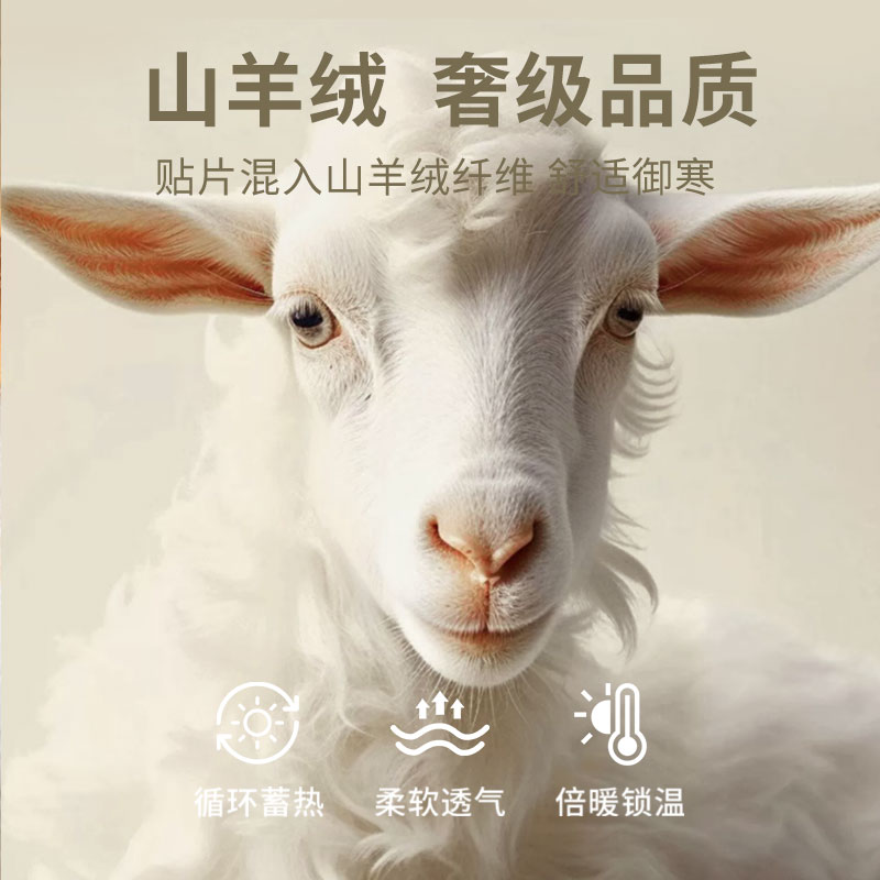 花花公子卫生裤男士纯棉薄款卫生裤羊绒蚕丝打底保暖内搭裤无痕冬季男裤高清大图