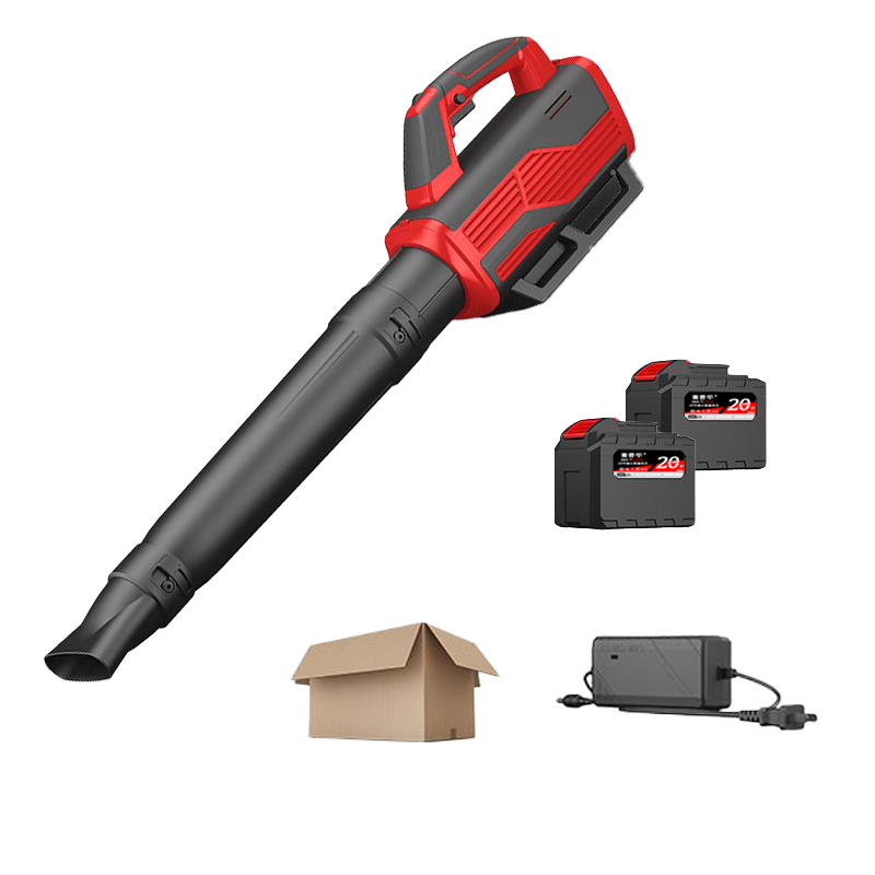 菁普华工业级充电式无刷吹风机强力锂电大功率鼓风机两电一充套高清大图