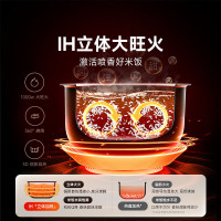 小米米家IH电饭煲3L 4L 5L家用 多功能电饭锅煮粥锅煮饭锅2-8人不粘锅内胆 智能预约一级能效