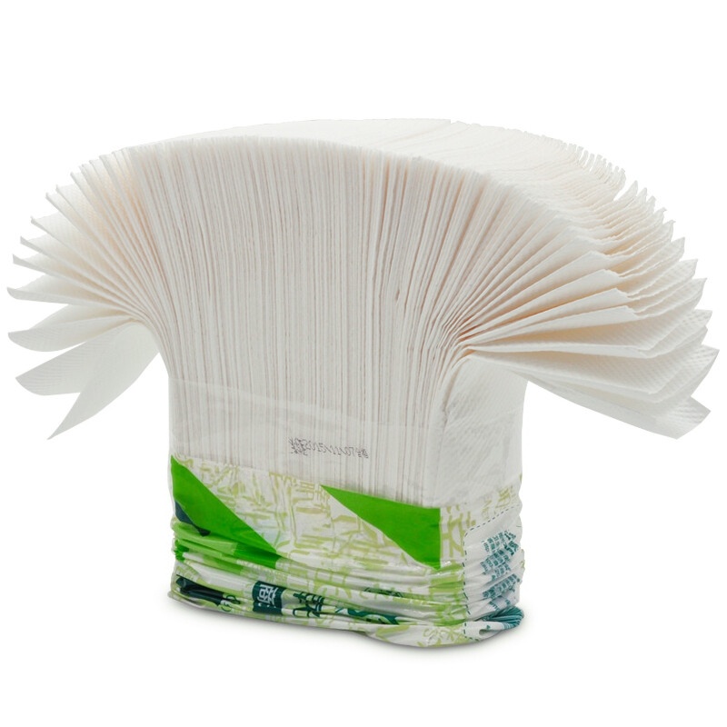 艾克思幸福-阳光擦手纸巾 抽取式3折擦手纸 单层加厚200抽*20包 吸水吸油擦拭纸