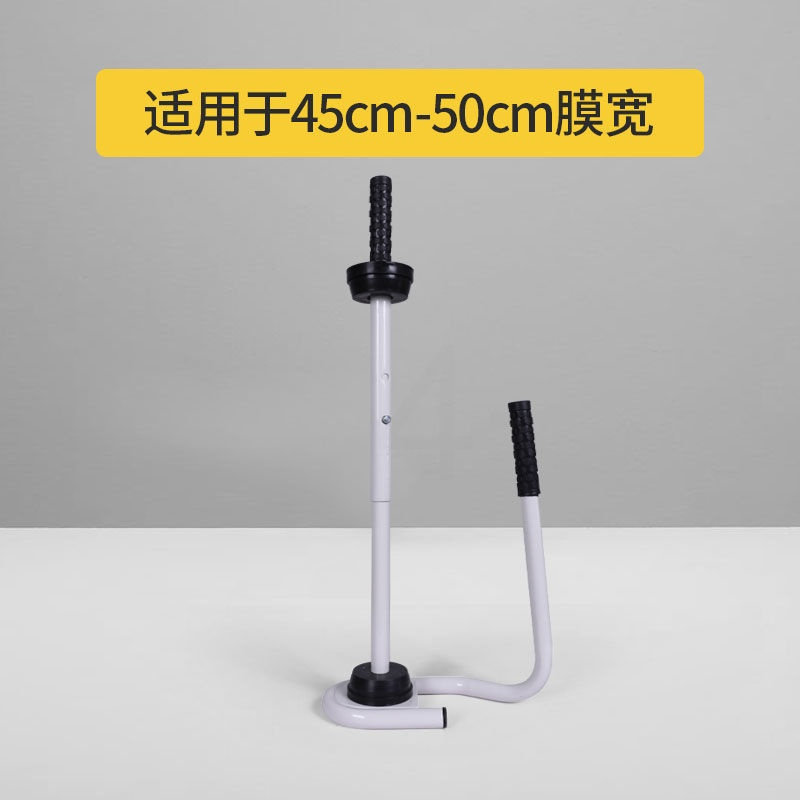手动拉膜器白色-适用45-50膜宽 缠绕膜打包神器手动打包机捆包手动小型胶带工具支架打包器拉紧器