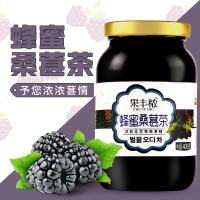 果丰秾蜂蜜桑葚茶罐装400g*1 泡水喝的饮品冲饮冲泡水果茶酱速溶 秋日冲饮 果酱