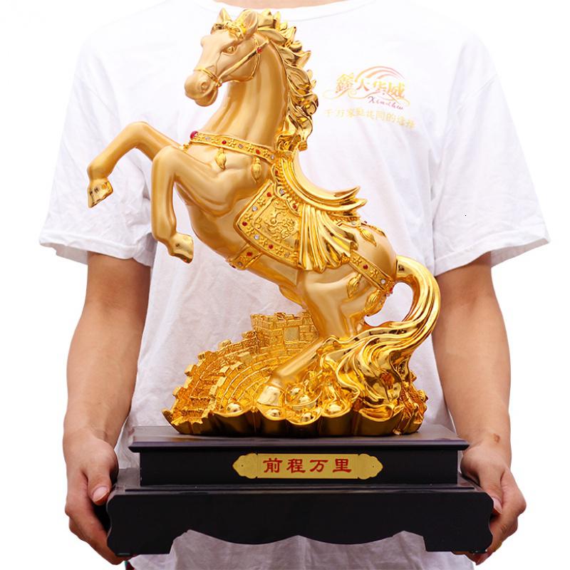 美帮汇马摆件大号工艺品马到成功马摆设办公室桌面书房装饰乔迁礼品高清大图