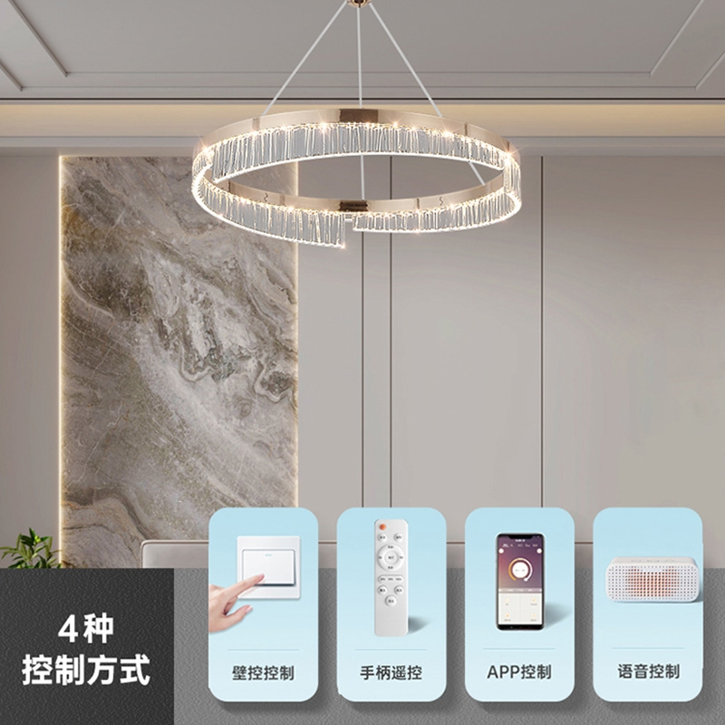 锦兆家居客厅灯主灯轻奢卧室吊灯餐厅灯具现代简约大气设计师款高级感网红