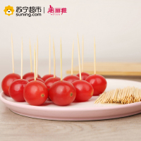 美丽雅 一次性竹牙签350支罐装