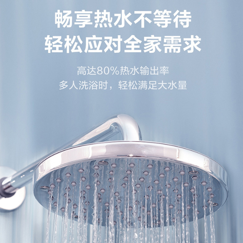 [美的智能家电]60L家用电热水器F6021-X1(S)(数显)2200W速热 双重抑菌 搪瓷内胆 长效免换镁 8年质保高清大图