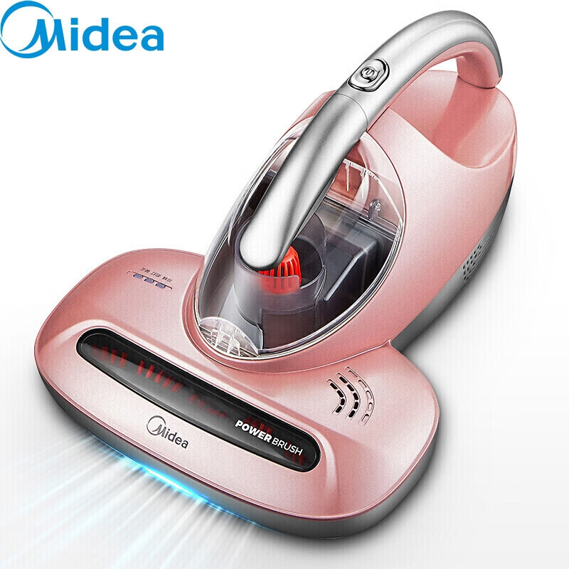 美的(Midea)除螨仪B3(VM1711)双电机 家用手持床上吸尘器 紫外线杀菌 50°热风除湿
