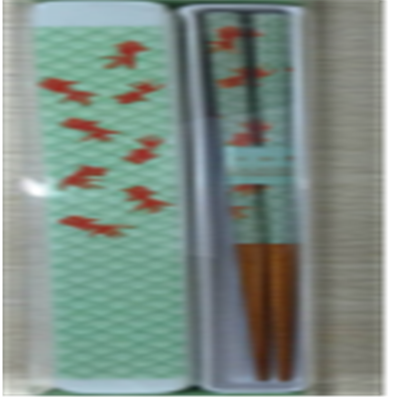国博筷子——金鱼盆(绿底红鱼)