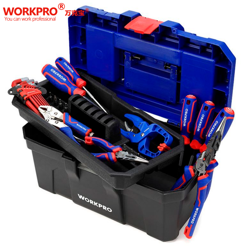 万克宝 17寸加强型塑料工具箱