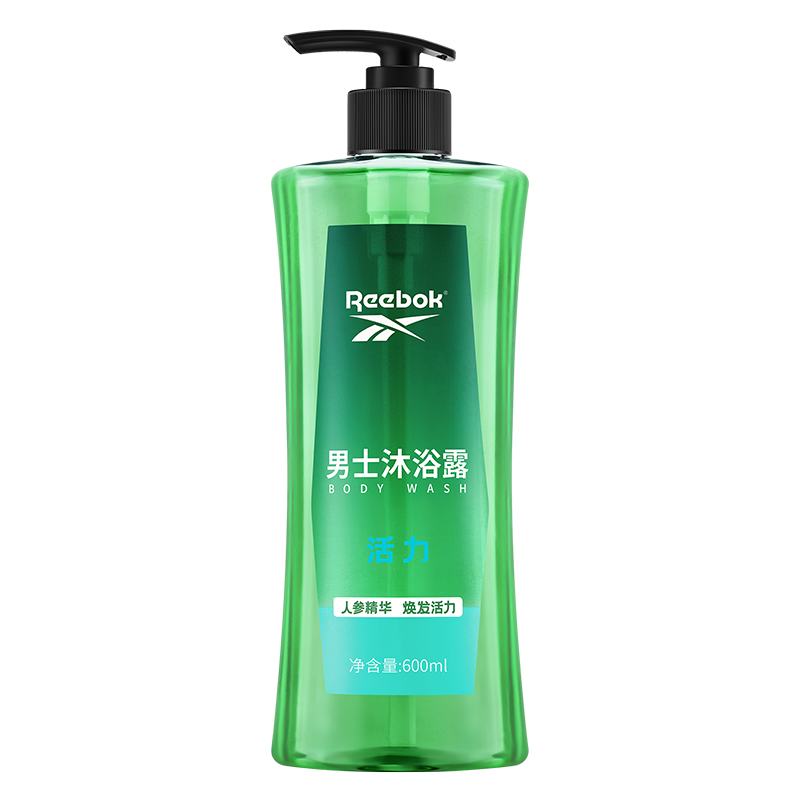 REEBOK锐步男士沐浴露-活力600ml 沐浴液沐浴乳香氛留香型男女通用
