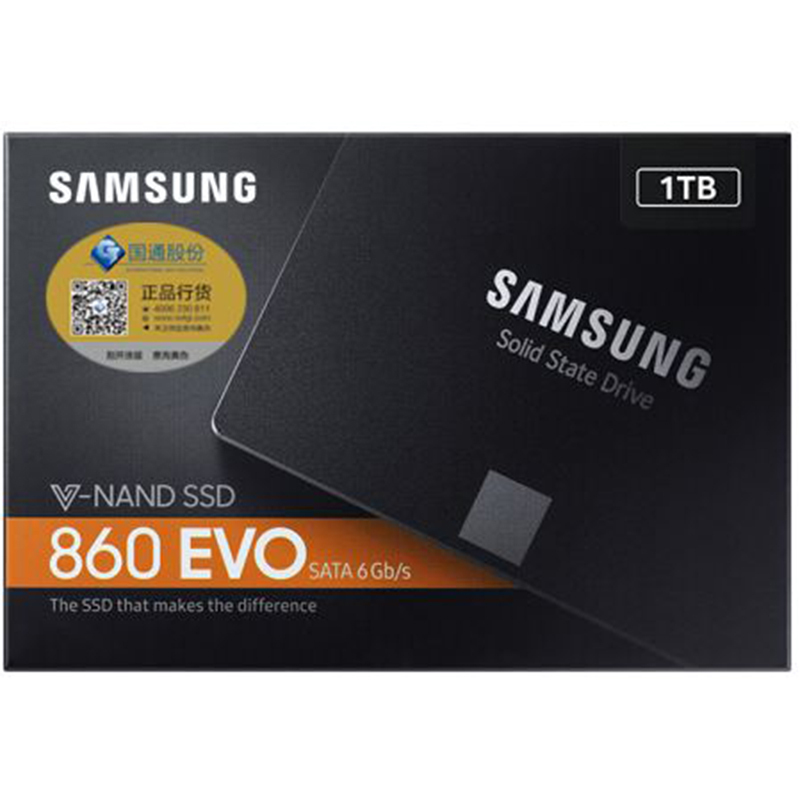 三星(SAMSUNG)860 EVO 1TB SATA3接口 2.5英寸 SSD 固态硬盘(MZ-76E1T0B)