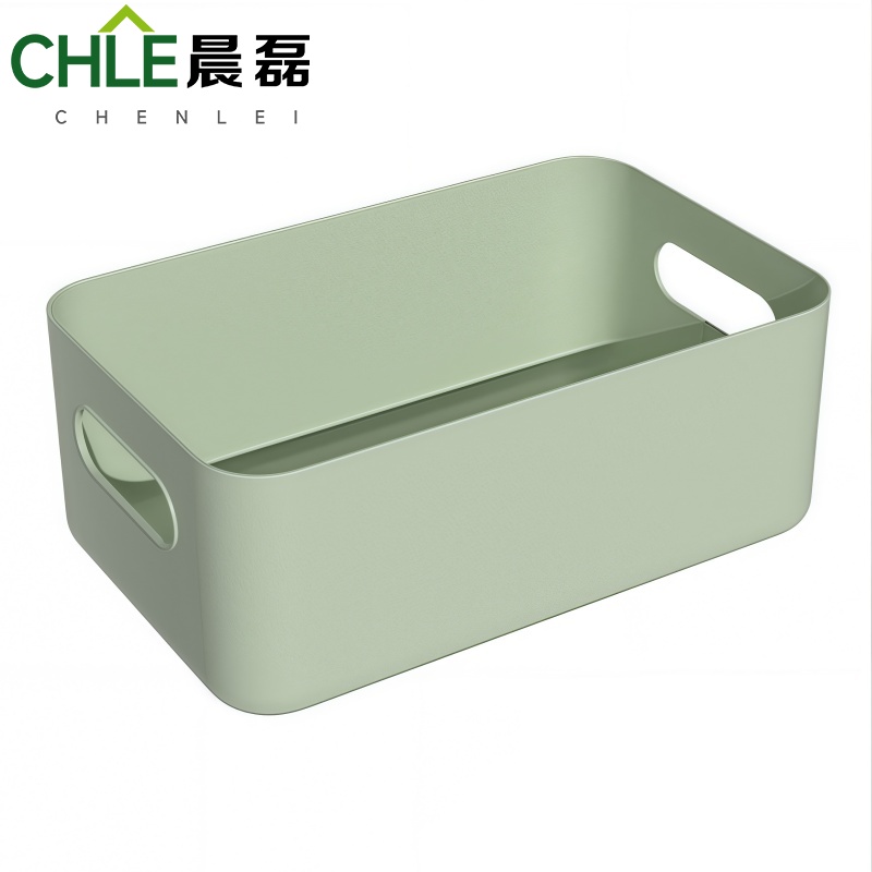 晨磊 收纳筐 抹茶绿不带盖 个高清大图
