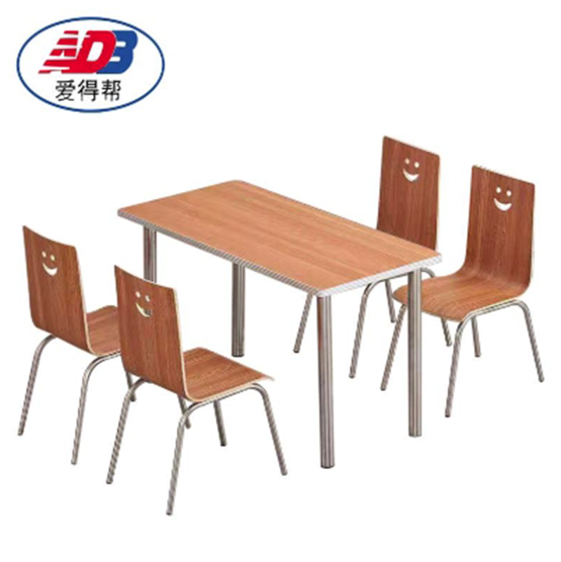 爱得帮食堂餐桌椅 1200*1600*850mm 组高清大图