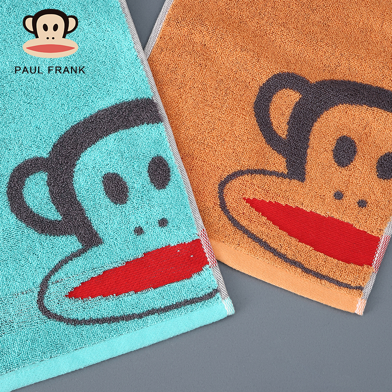 大嘴猴/Paul Frank 大嘴猴儿童毛巾全棉毛巾浴巾纯棉洗脸家用女婴儿宝宝专用不掉毛