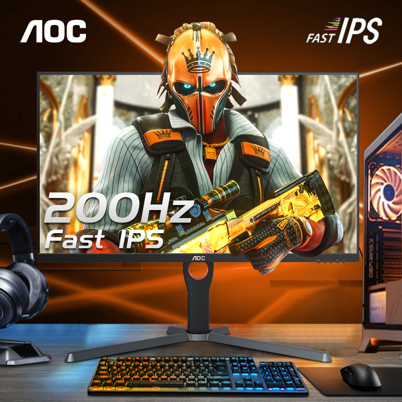 AOC27英寸2K高清200Hz电竞Q27G10H电脑显示器IPS屏幕180Hz
