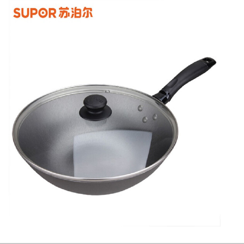 苏泊尔(SUPOR)苏泊尔炒锅精铸铁锅.玻璃盖/FC30Q2单个装