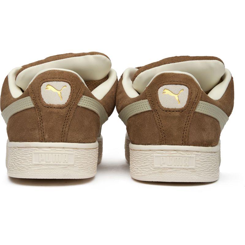 彪马(Puma)复古潮流板鞋男鞋休闲训练鞋咖啡色麂皮拼接加厚鞋底经高清大图