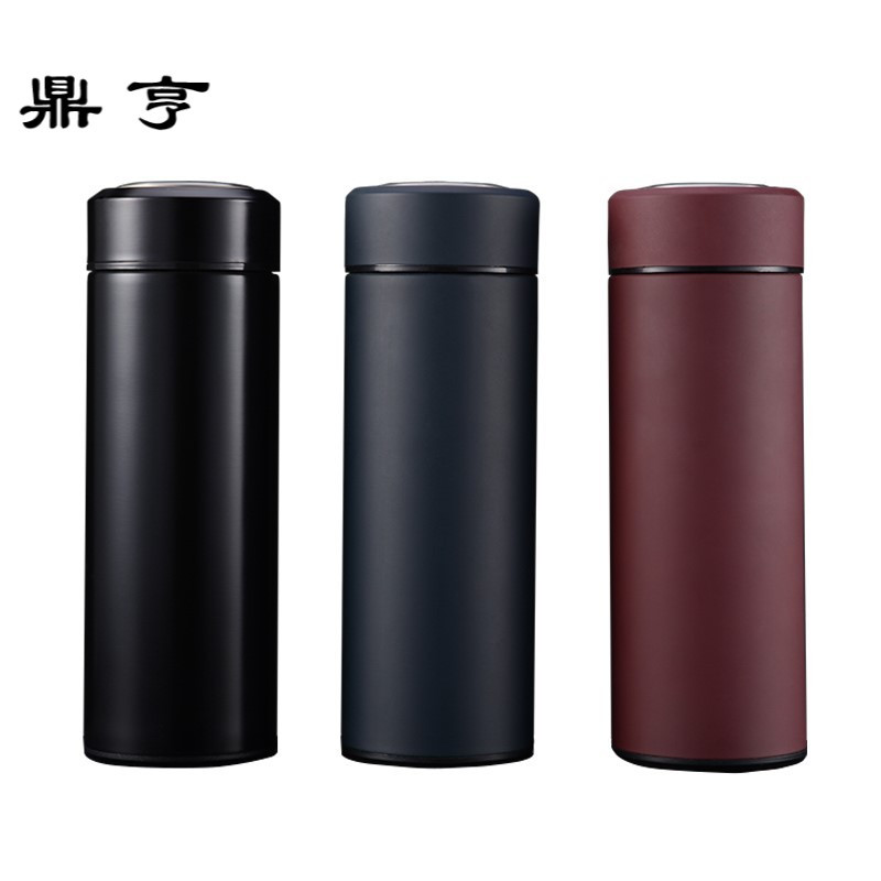鼎亨内胆便携过滤茶泡茶杯子带保温杯陶瓷刻字紫砂礼品中式杯女士