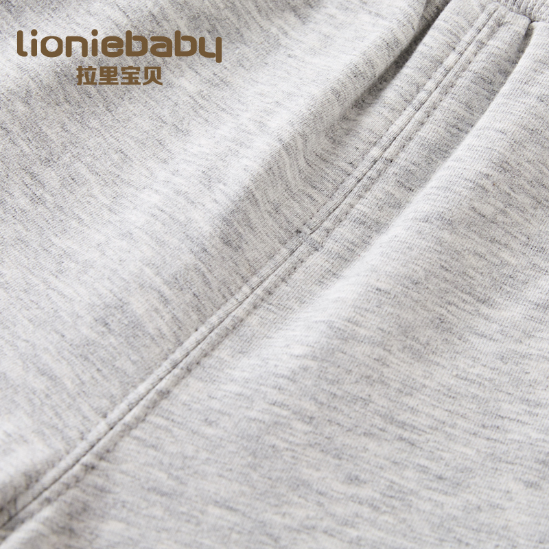 拉里宝贝Lioniebaby童装儿童裤子宝宝休闲运动针织长裤2020春装新款女童L01WK028