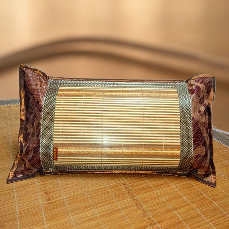 夏天凉枕头竹凉枕茶叶枕夏凉枕藤枕学生成人茉莉花竹枕