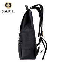 S.A.R.L瑞士商务双肩包 多功能包 帆布运动休闲包 男女通用 双肩背式背包