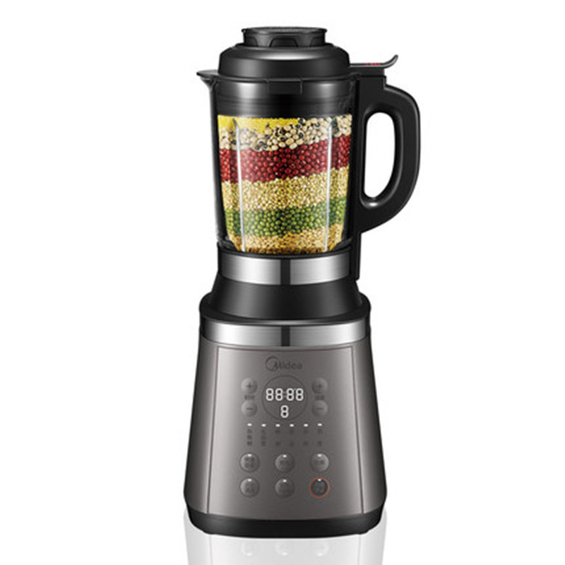 美的(Midea)破壁机家用多功能料理机 不锈钢 12小时预约定时加热豆浆机BL1025A高清大图