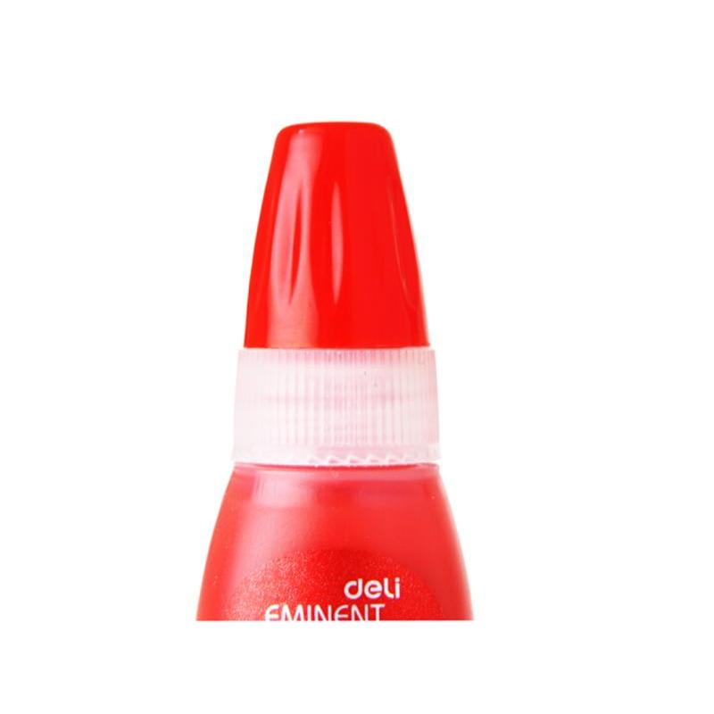 得力（deli） 9879 光敏印油 印章/刻章/印台使用印油 红色 办公用品