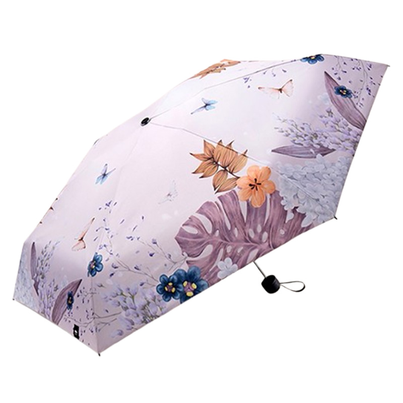 蕉下太阳伞防紫外线户外迷你口袋系列五折伞(颜色随机)