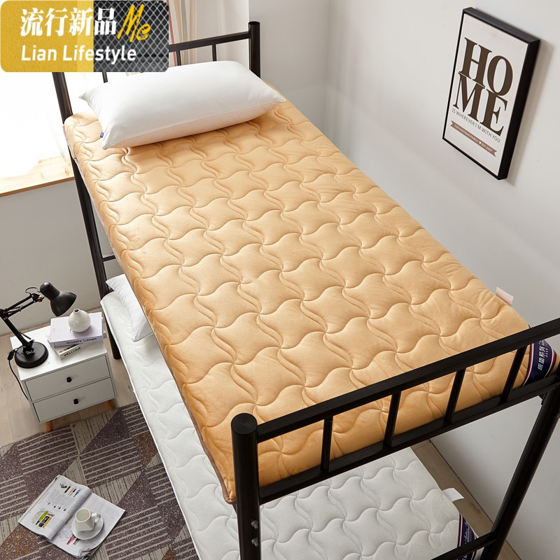 网红床垫学生宿舍榻榻米单人上下铺软垫0.9薄款家用可折叠 三维工匠
