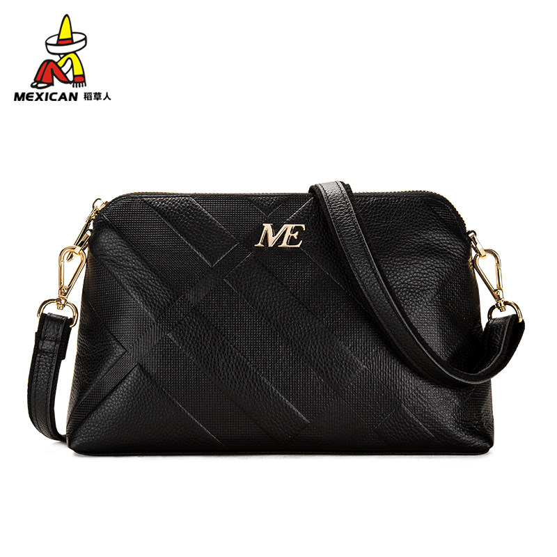 稻草人女包2020新款夏季单肩包斜挎包女时尚红色包包网红包包小ck视频